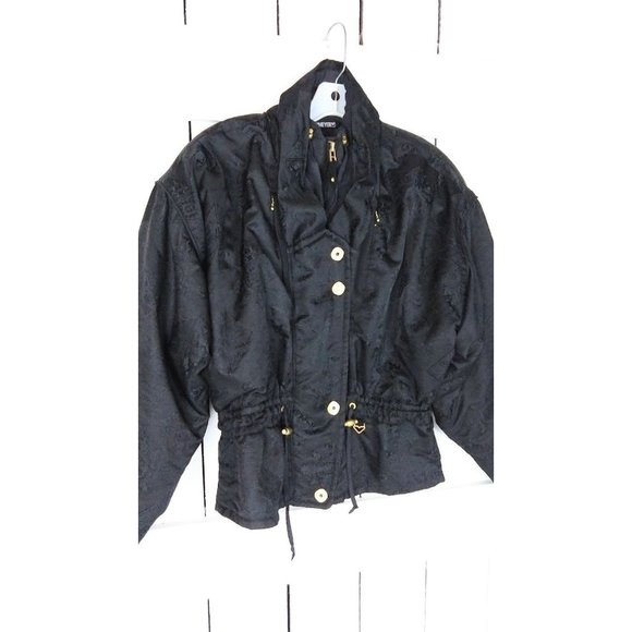 Vintage Obermeyer Skiwear black nylon ski / snowboard jacket - Picture 3 of 9